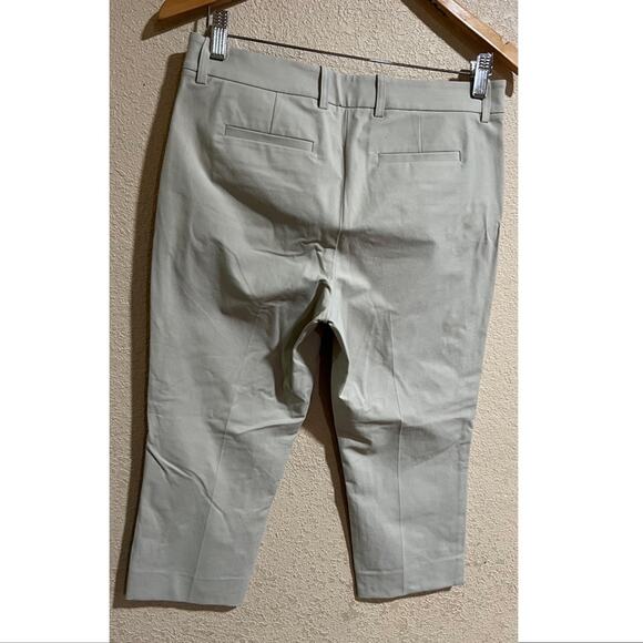 Lafayette 148 New York cream cropped pants - Picture 5 of 6